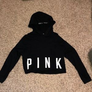 WORN ONCE VSPINK cropped hoodie